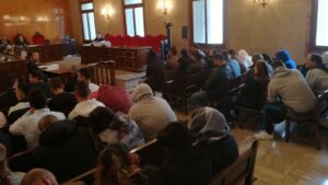 Imagen de un momento del juicio