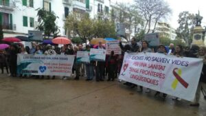 Manifestaci&oacute;n en Ibiza del colectivo Mos Movem