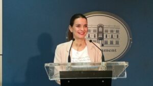 La portavoz del PP en el Parlament, Marga Prohens