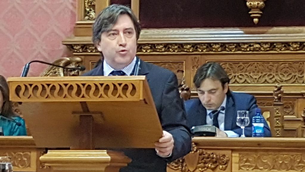 El Portavoz del PP en el Consell de Mallorca, Mauricio Rovira