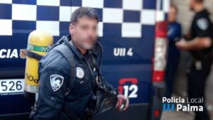 policia local incendio indioteria