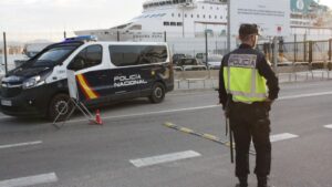 Imagen de uno de los controles en el puerto