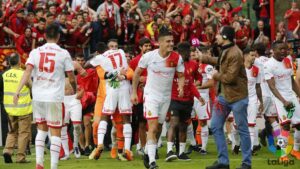 Ascenso del RCD Mallorca en Anduva