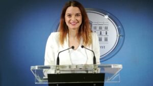 La portavoz parlamentaria del PP, Marga Prohens