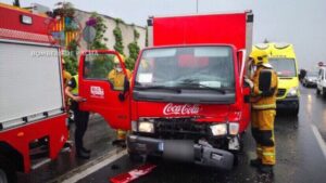 accidente autovia cami&oacute;n