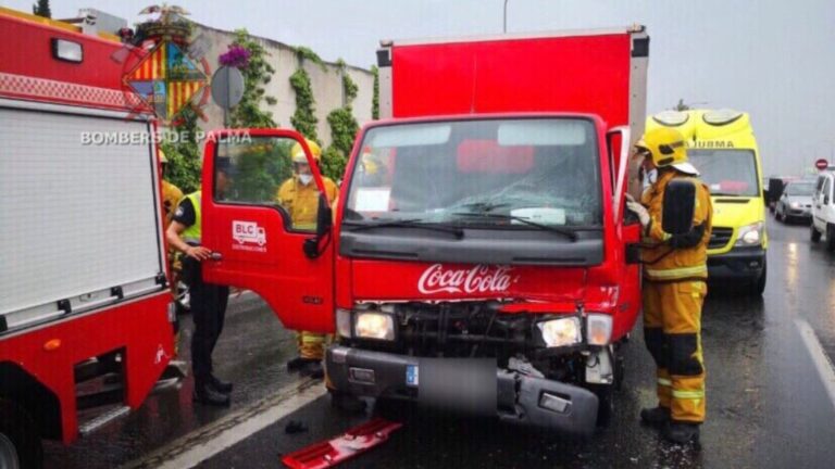 accidente autovia camión