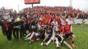 Ascenso del RCD Mallorca en Anduva