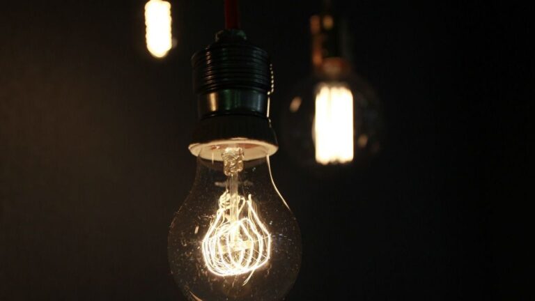 energía, bombilla, luz