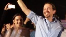 Pablo Iglesias y Juan Pedro Yllanes