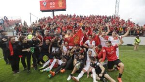 Ascenso del RCD Mallorca en Anduva