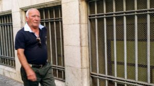 Llegada a los juzgados de V&iacute;a Alemania