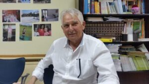 El presidente de la asociaci&oacute;n, Jaume Coll, en su despacho de ASPANOB en Palma