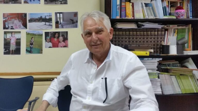 El presidente de la asociación, Jaume Coll, en su despacho de ASPANOB en Palma