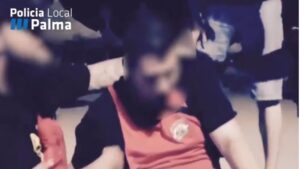 borracho policia local de palma