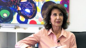 La presidenta de CAEB, Carmen Planas