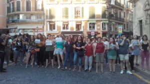 Unas 300 personas se dieron cita en el Ajuntament de Palma