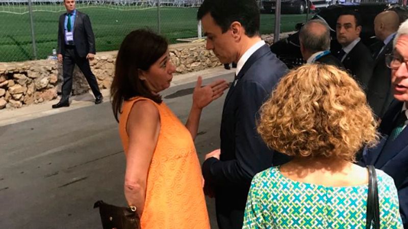 Armengol habla con Sánchez este viernes en los Juegos Mediterráneos