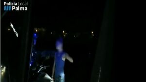 borracho autovia policia de palma