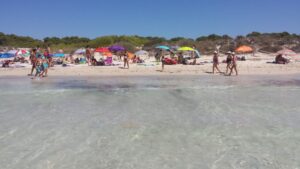 playa es trenc turistas turismo