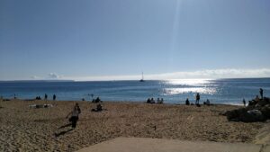 playa buen tiempo invierno