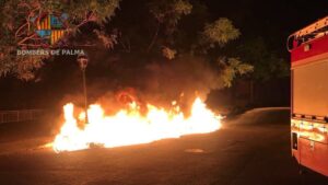 Es el cuarto incendio en contenedores en una semana