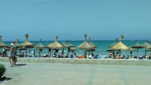 turistas playa de palma