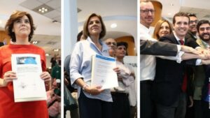 S&aacute;enz de Santamar&iacute;a, Cospedal y Casado