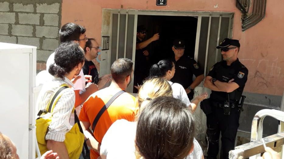 Stop desnonaments intentó paralizar el lanzamiento
