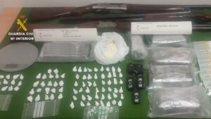 Imagen de la droga incautada