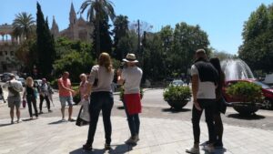 turistas, born, catedral, tiempo, Palma