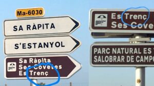 es trenc mal rotulado