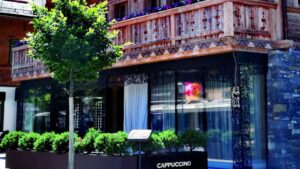 capuccino en los alpes