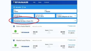 ryanair descuento 75 por ciento