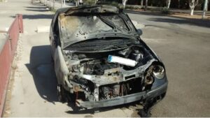 coche quemado calvia