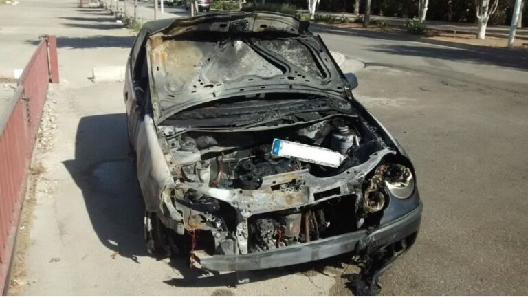 coche quemado calvia