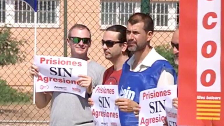 protesta funcionarios prisiones palma