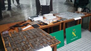 Imagen de la droga incautada en Mallorca