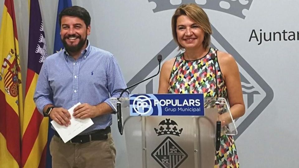 Marga Durán y Javi Bonet, populares de Cort