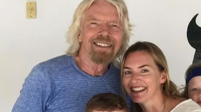 Kate Winslet y Richard Branson, juntos en Menorca