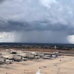 tormenta aeropuerto