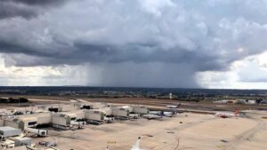 tormenta aeropuerto