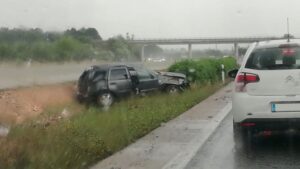 accidente autovia binissalem