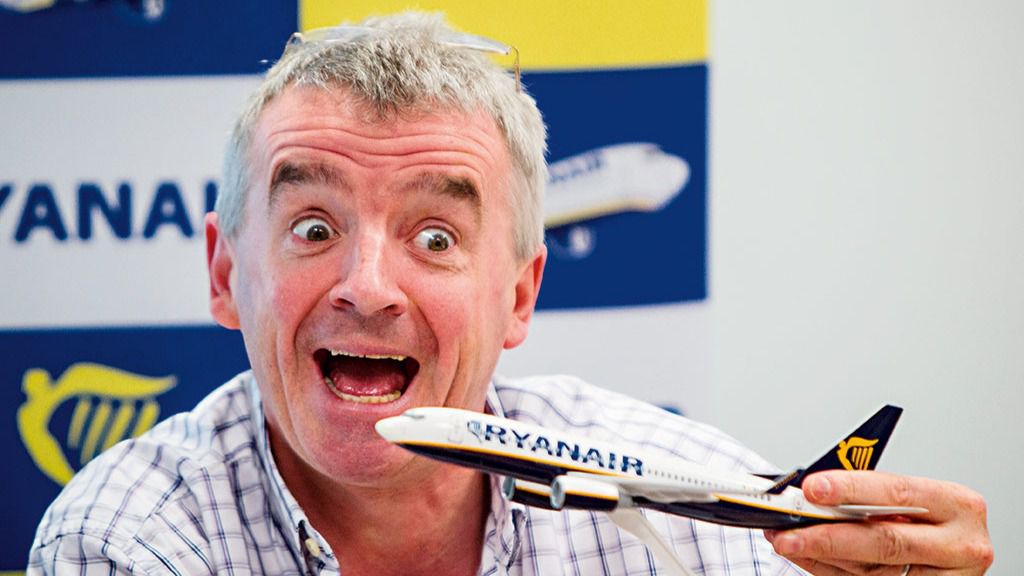 El histriónico presidente de la compañía, Michael O'Leary