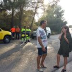 desalojados incendio cala magraner