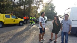 desalojados incendio cala magraner