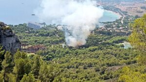 incendio costa de los pinos son servera