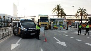 Control de pasajeros del Puerto de Palma