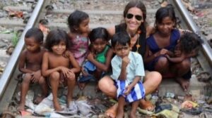 Una de tantas barriadas de chabolas, llamadas slums, de la India