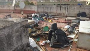 Vertedro en terraza de Son Gotleu