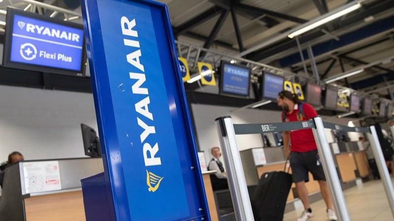 ryanair mostrador